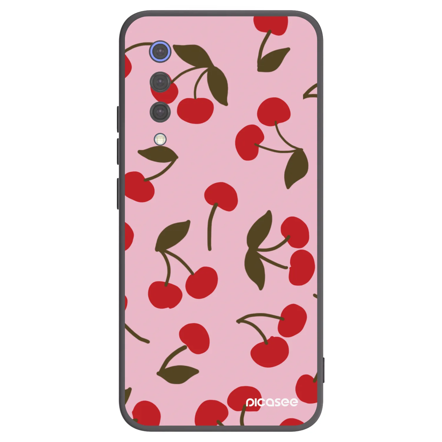Picasee fekete szilikon tok az alábbi mobiltelefonokra Xiaomi Mi 9 SE - Cherry