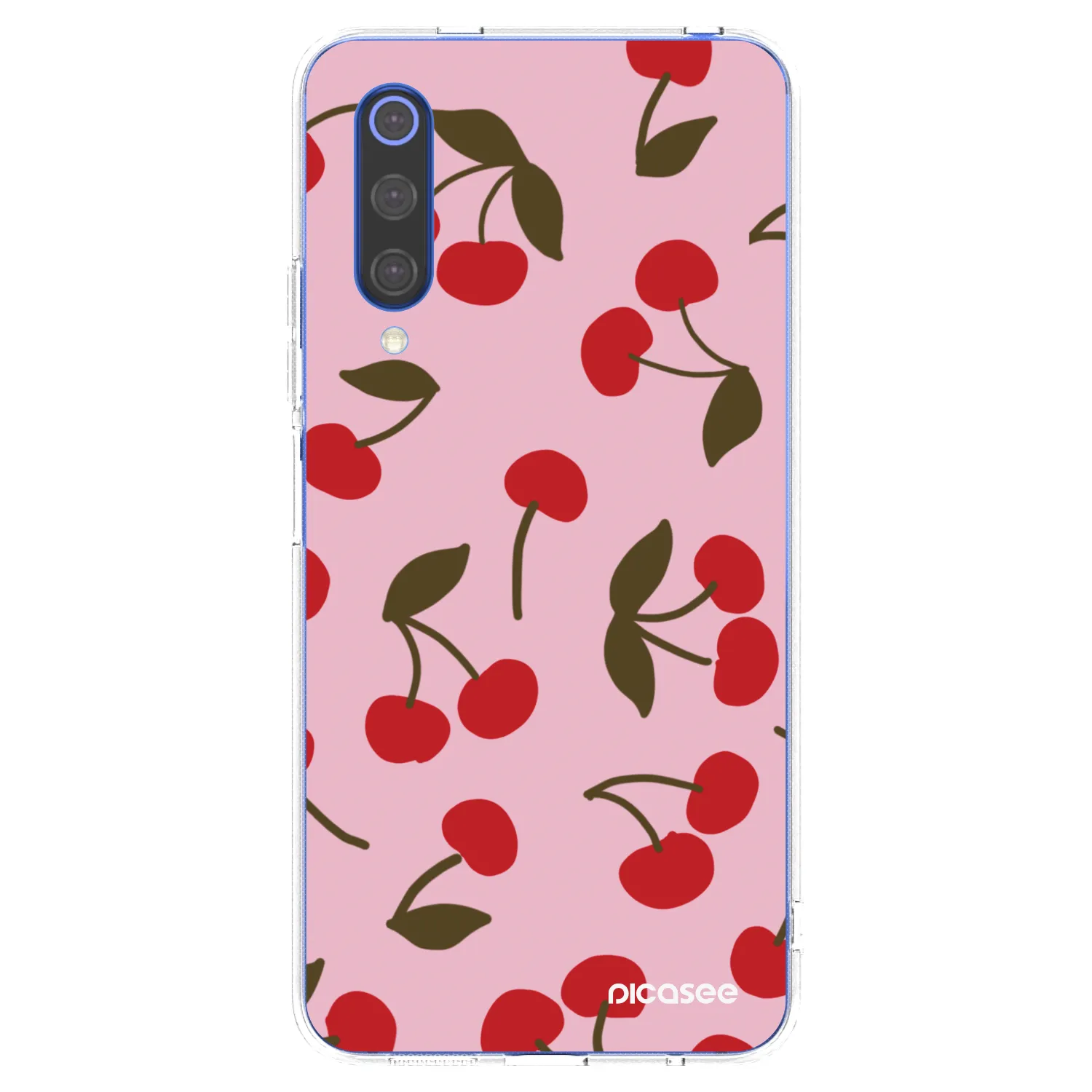 Picasee átlátszó szilikon tok az alábbi mobiltelefonokra Xiaomi Mi 9 SE - Cherry