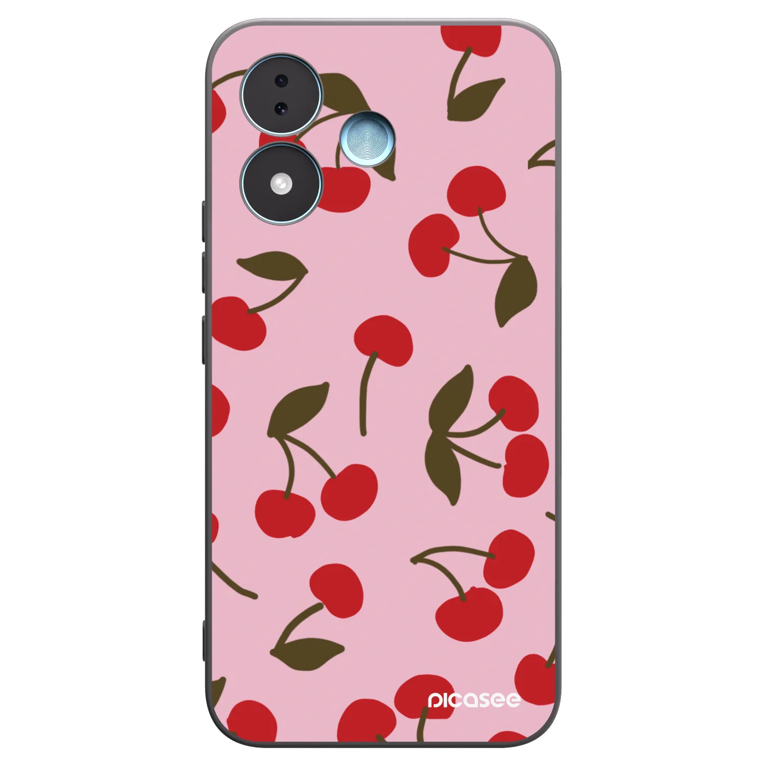 Picasee fekete szilikon tok az alábbi mobiltelefonokra Xiaomi Redmi Note 17 5G - Cherry