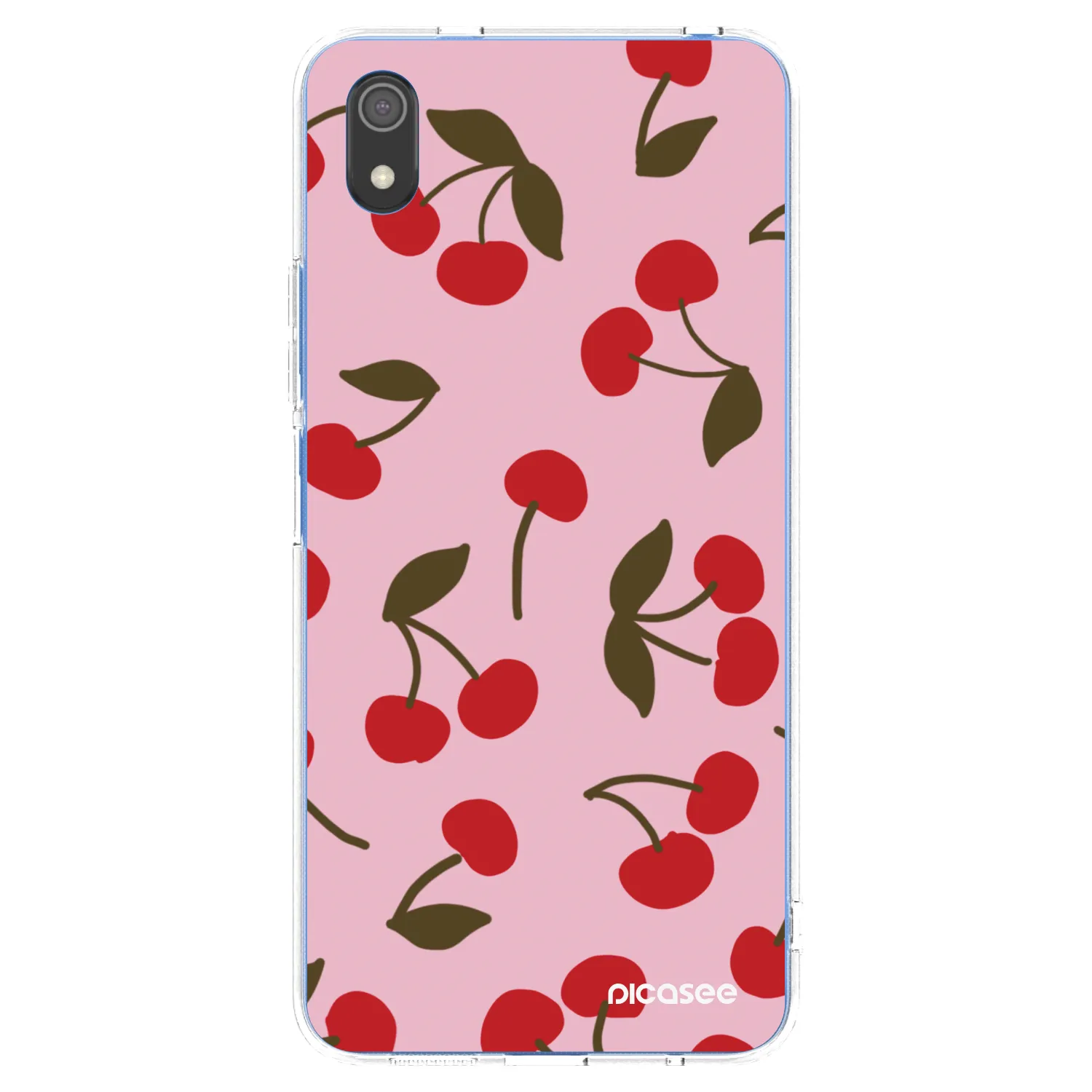 Picasee átlátszó szilikon tok az alábbi mobiltelefonokra Xiaomi Redmi 7A - Cherry