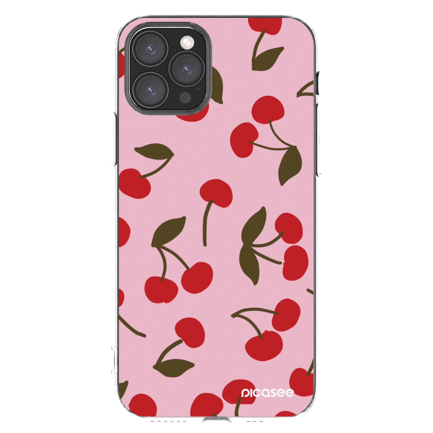 Picasee átlátszó szilikon tok az alábbi mobiltelefonokra Apple iPhone 11 Pro - Cherry