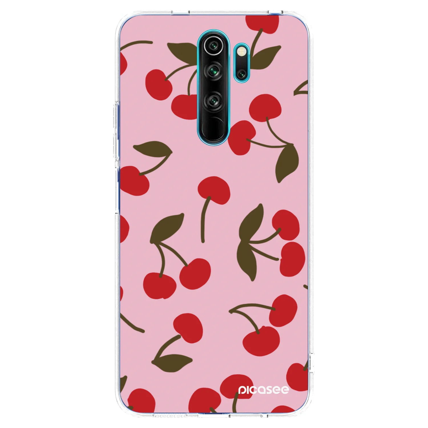 Picasee átlátszó szilikon tok az alábbi mobiltelefonokra Xiaomi Redmi Note 8 Pro - Cherry