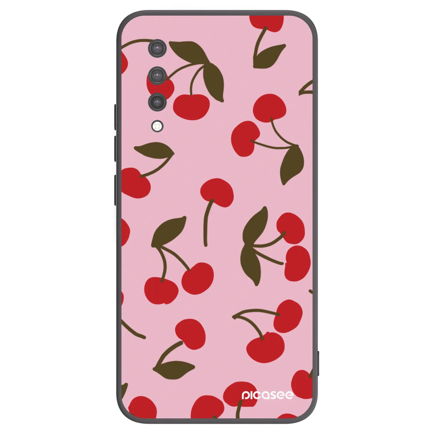 Picasee fekete szilikon tok az alábbi mobiltelefonokra Xiaomi Mi 9 Lite - Cherry