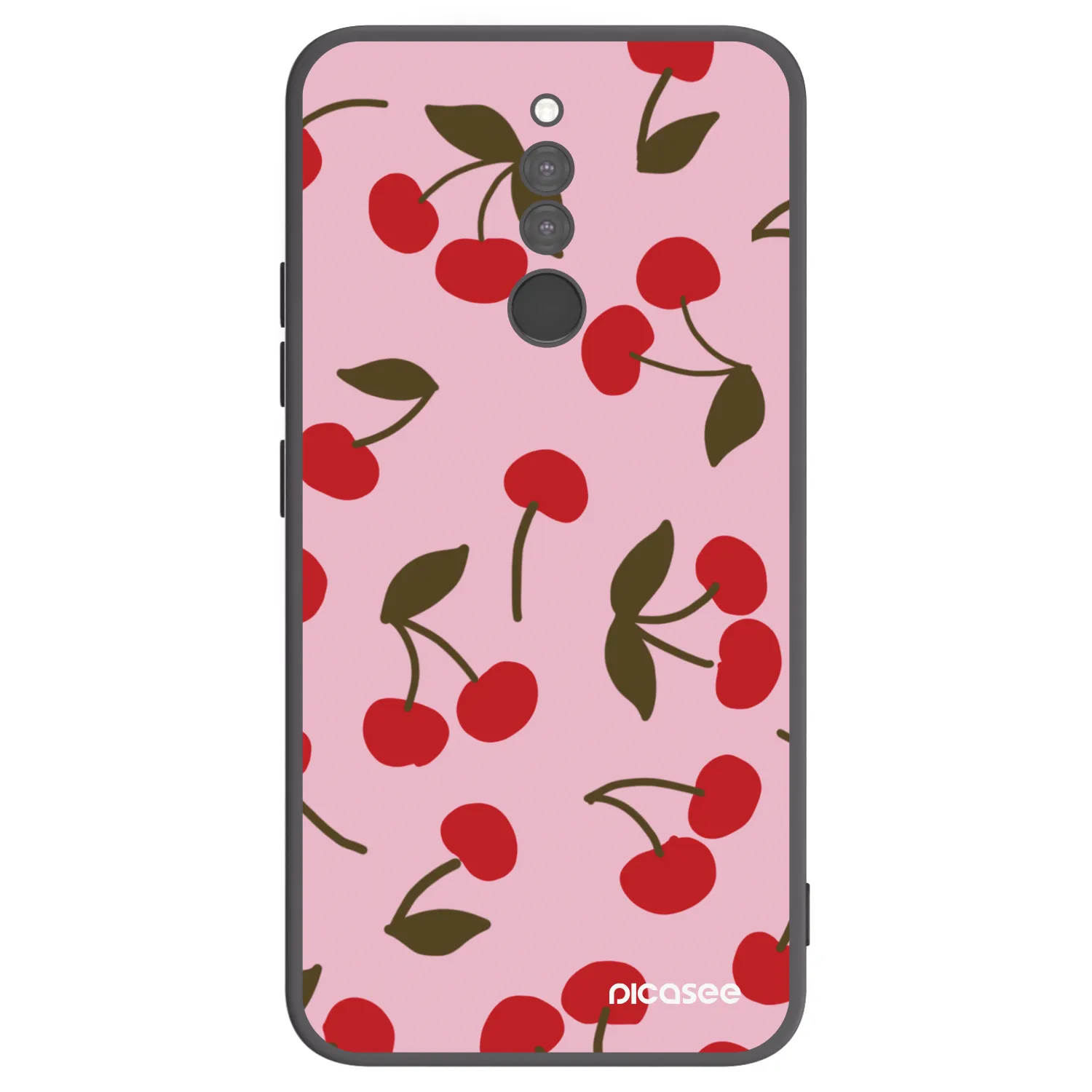 Picasee fekete szilikon tok az alábbi mobiltelefonokra Xiaomi Redmi 8 - Cherry