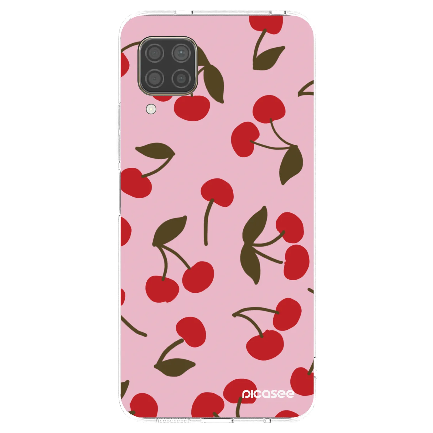 Picasee átlátszó szilikon tok az alábbi mobiltelefonokra Huawei P40 Lite - Cherry