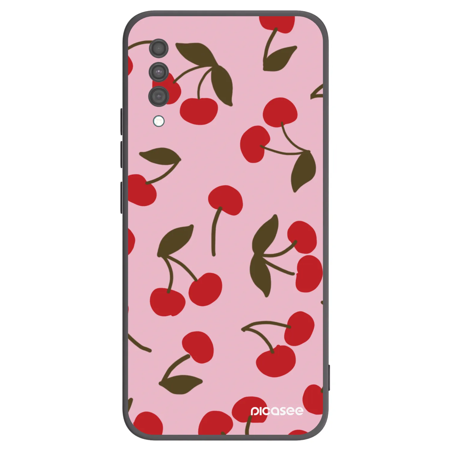 Picasee fekete szilikon tok az alábbi mobiltelefonokra Samsung Galaxy A30s A307F - Cherry