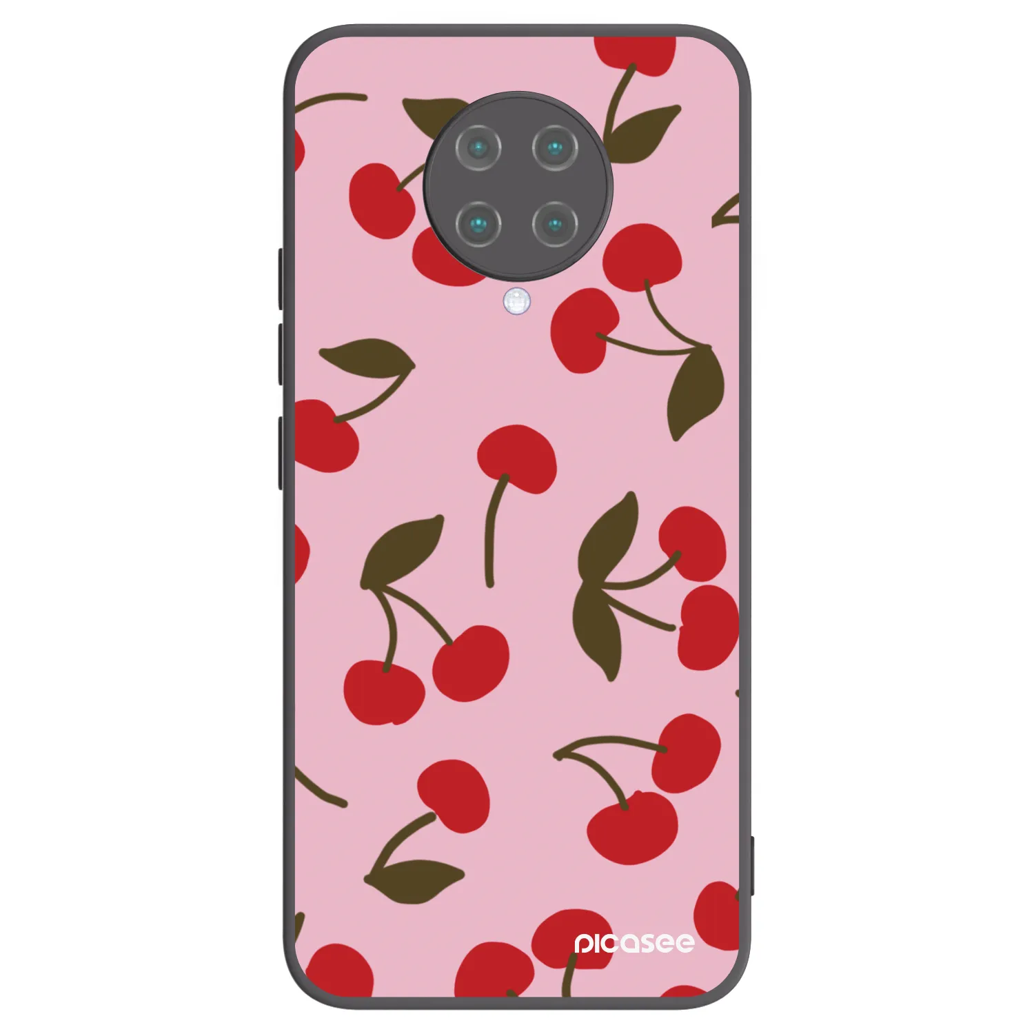 Picasee fekete szilikon tok az alábbi mobiltelefonokra Xiaomi Poco F2 Pro - Cherry
