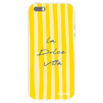Picasee átlátszó szilikon tok az alábbi mobiltelefonokra Apple iPhone 5/5S/SE - Ladolcevita