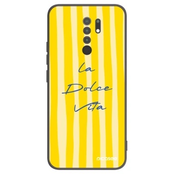 Picasee fekete szilikon tok az alábbi mobiltelefonokra Xiaomi Redmi 9 - Ladolcevita
