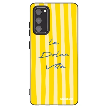 Picasee fekete szilikon tok az alábbi mobiltelefonokra Samsung Galaxy S20 FE - Ladolcevita