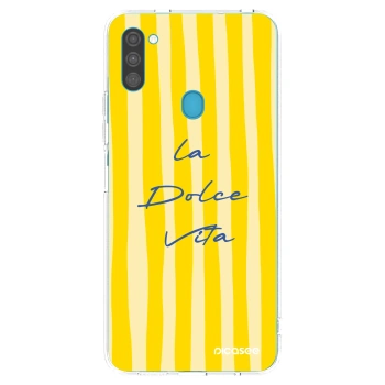 Picasee átlátszó szilikon tok az alábbi mobiltelefonokra Samsung Galaxy M11 - Ladolcevita