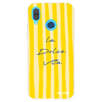 Picasee átlátszó szilikon tok az alábbi mobiltelefonokra Huawei P20 Lite - Ladolcevita