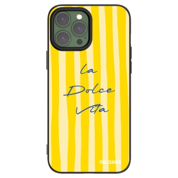 Picasee fekete szilikon tok az alábbi mobiltelefonokra Apple iPhone 13 Pro Max - Ladolcevita