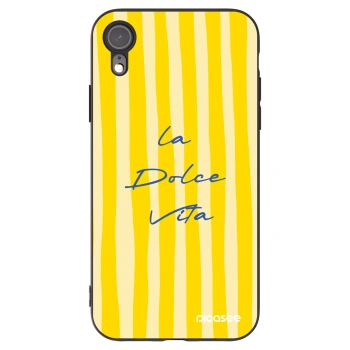 Picasee fekete szilikon tok az alábbi mobiltelefonokra Apple iPhone XR - Ladolcevita