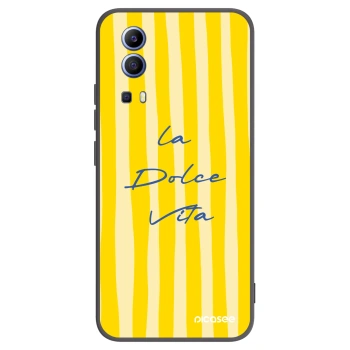 Picasee fekete szilikon tok az alábbi mobiltelefonokra Vivo Y52 5G - Ladolcevita