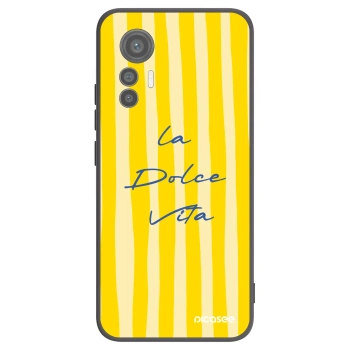 Picasee fekete szilikon tok az alábbi mobiltelefonokra Xiaomi 12 Lite - Ladolcevita