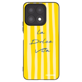 Picasee fekete szilikon tok az alábbi mobiltelefonokra Honor X8a - Ladolcevita
