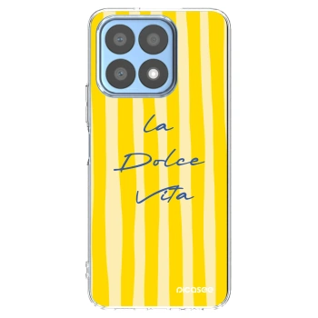Picasee átlátszó szilikon tok az alábbi mobiltelefonokra Honor X8a - Ladolcevita