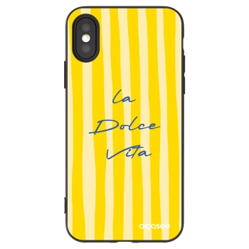 Picasee fekete szilikon tok az alábbi mobiltelefonokra Apple iPhone X/XS - Ladolcevita