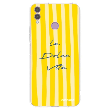 Picasee átlátszó szilikon tok az alábbi mobiltelefonokra Honor 8X - Ladolcevita