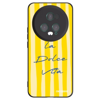 Picasee fekete szilikon tok az alábbi mobiltelefonokra Honor Magic5 Pro - Ladolcevita