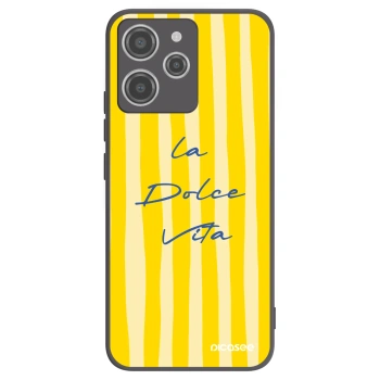 Picasee fekete szilikon tok az alábbi mobiltelefonokra Xiaomi Redmi 12 4G - Ladolcevita