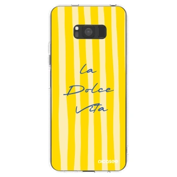 Picasee átlátszó szilikon tok az alábbi mobiltelefonokra Samsung Galaxy S8 G950F - Ladolcevita