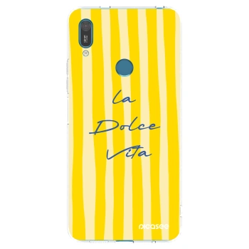 Picasee átlátszó szilikon tok az alábbi mobiltelefonokra Huawei Y7 2019 - Ladolcevita