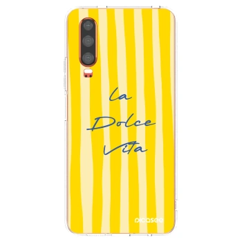 Picasee átlátszó szilikon tok az alábbi mobiltelefonokra Huawei P30 - Ladolcevita