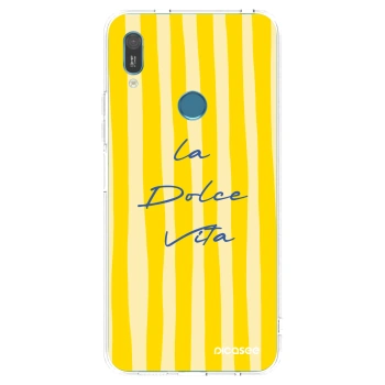 Picasee átlátszó szilikon tok az alábbi mobiltelefonokra Huawei Y6 2019 - Ladolcevita