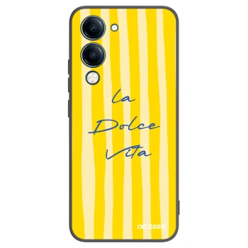 Picasee fekete szilikon tok az alábbi mobiltelefonokra Vivo Y29s 5G - Ladolcevita