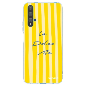 Picasee átlátszó szilikon tok az alábbi mobiltelefonokra Huawei Nova 5T - Ladolcevita