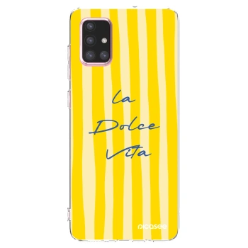 Picasee átlátszó szilikon tok az alábbi mobiltelefonokra Samsung Galaxy A71 A715F - Ladolcevita