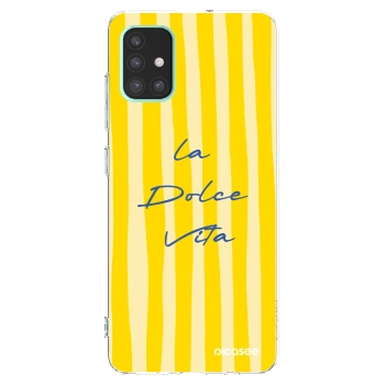 Picasee átlátszó szilikon tok az alábbi mobiltelefonokra Samsung Galaxy A51 A515F - Ladolcevita