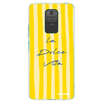 Picasee fekete szilikon tok az alábbi mobiltelefonokra Xiaomi Redmi Note 9 - Ladolcevita