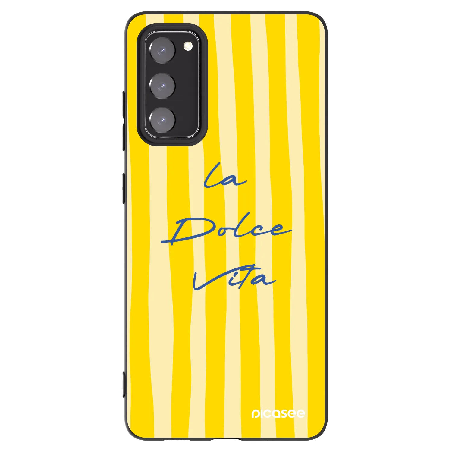 Picasee fekete szilikon tok az alábbi mobiltelefonokra Samsung Galaxy S20 FE - Ladolcevita