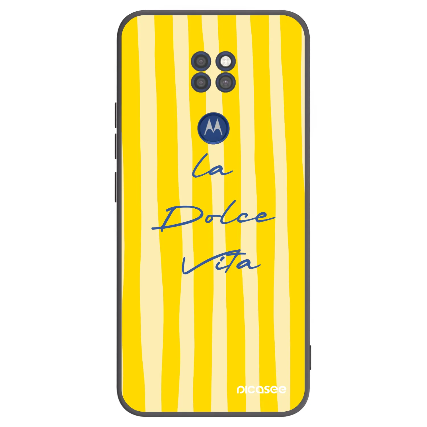 Picasee fekete szilikon tok az alábbi mobiltelefonokra Motorola Moto G9 Play - Ladolcevita