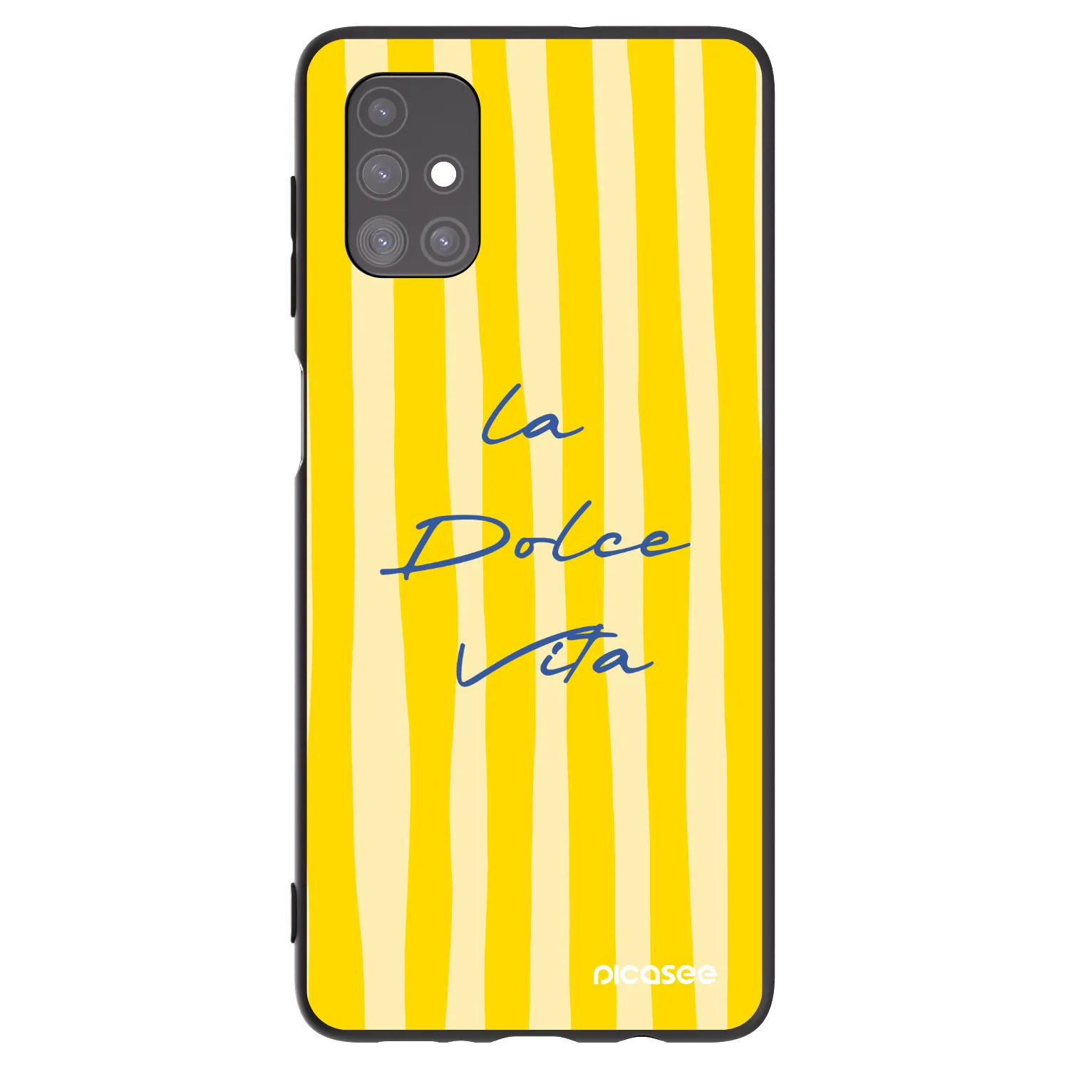 Picasee fekete szilikon tok az alábbi mobiltelefonokra Samsung Galaxy M51 M515F - Ladolcevita