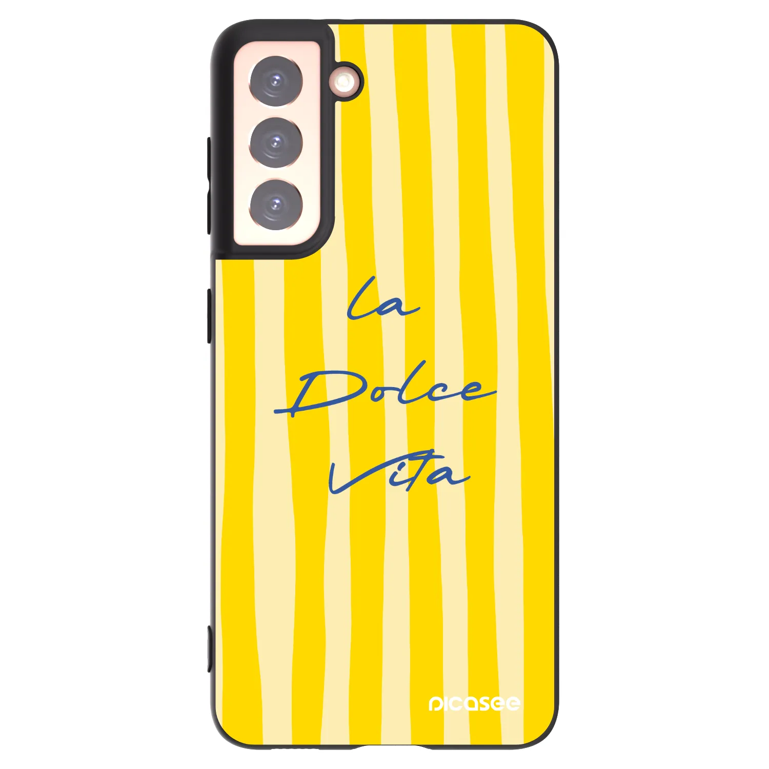 Picasee fekete szilikon tok az alábbi mobiltelefonokra Samsung Galaxy S21 5G G991B - Ladolcevita