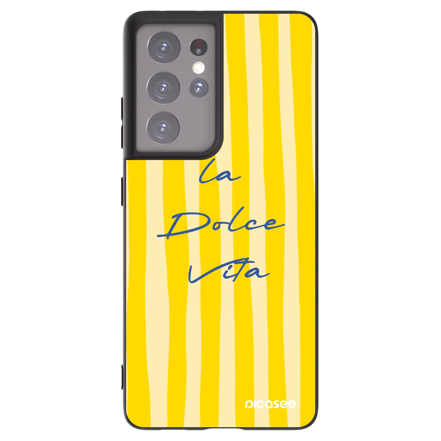Picasee fekete szilikon tok az alábbi mobiltelefonokra Samsung Galaxy S21 Ultra 5G G998B - Ladolcevita