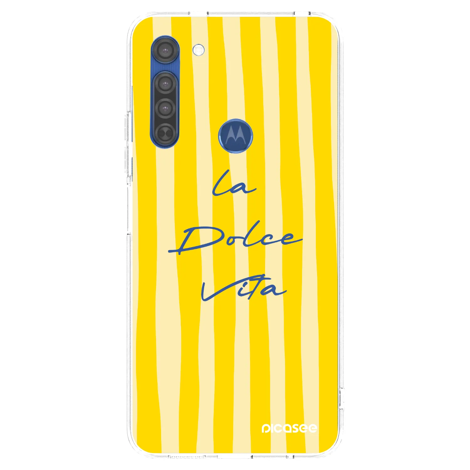 Picasee átlátszó szilikon tok az alábbi mobiltelefonokra Motorola Moto G8 - Ladolcevita