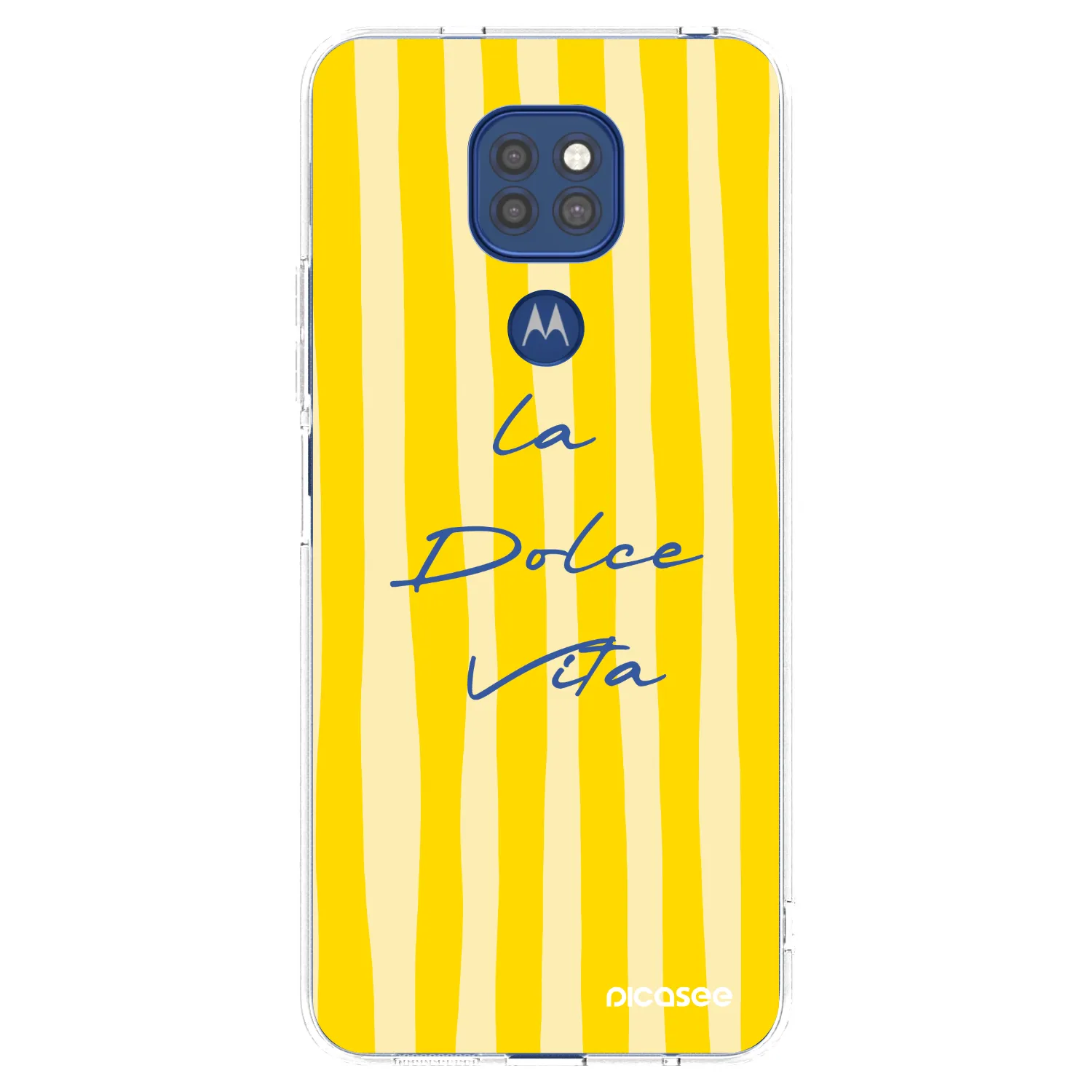 Picasee átlátszó szilikon tok az alábbi mobiltelefonokra Motorola Moto G9 Play - Ladolcevita