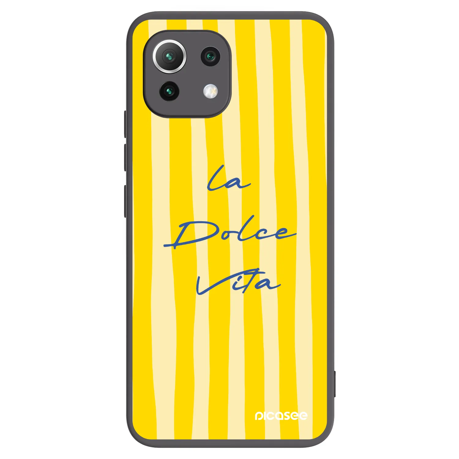 Picasee fekete szilikon tok az alábbi mobiltelefonokra Xiaomi Mi 11 Lite - Ladolcevita