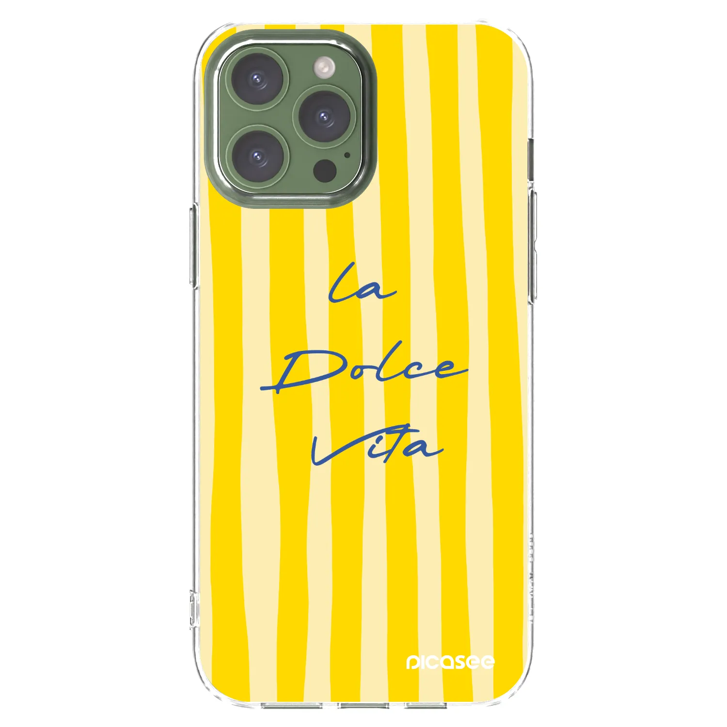 Picasee átlátszó szilikon tok az alábbi mobiltelefonokra Apple iPhone 13 Pro Max - Ladolcevita