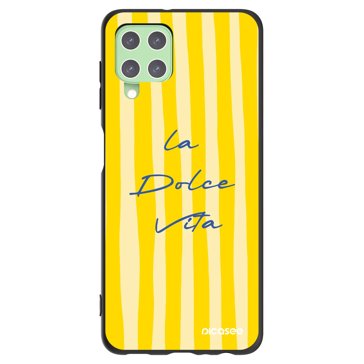 Picasee fekete szilikon tok az alábbi mobiltelefonokra Samsung Galaxy A22 A225F 4G - Ladolcevita