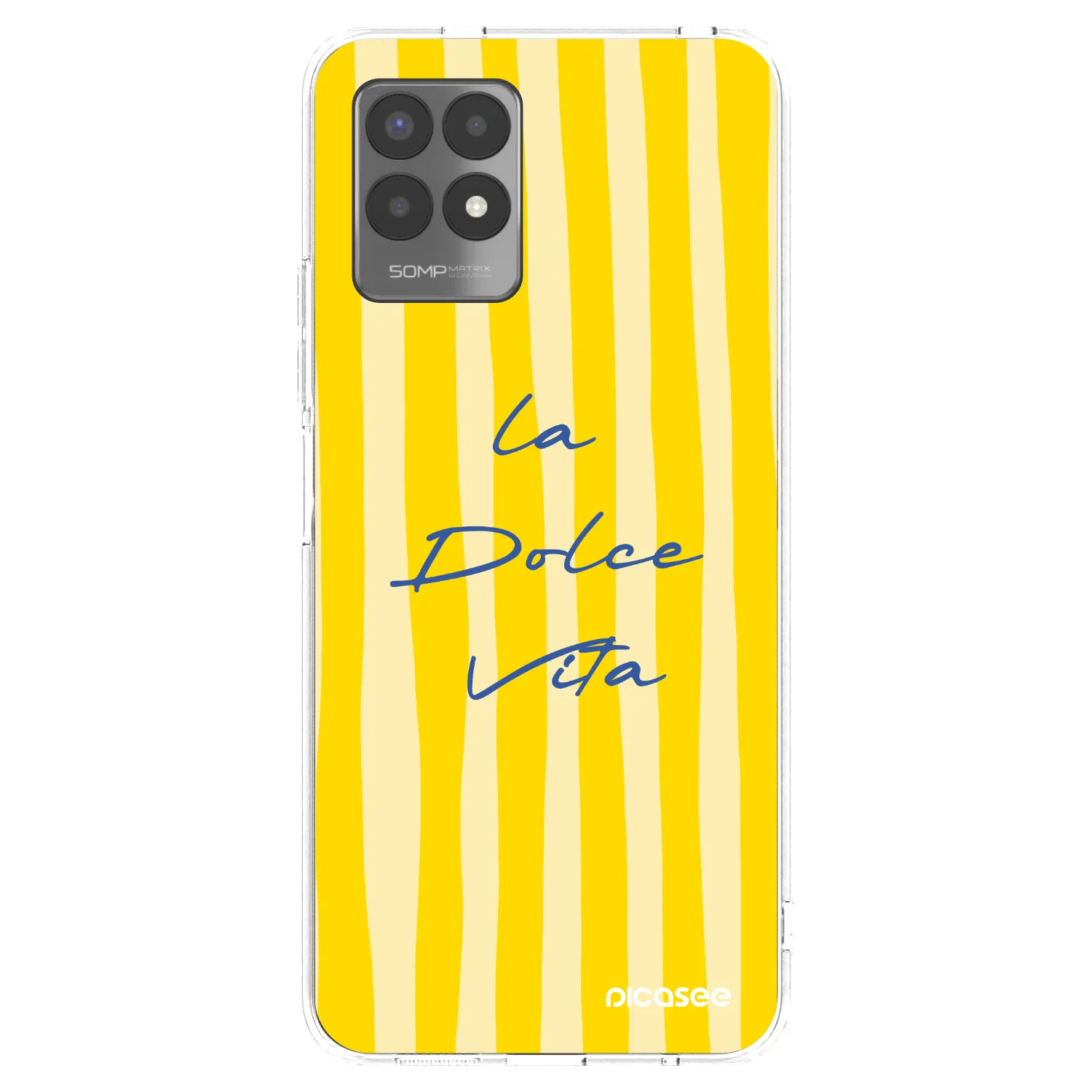 Picasee átlátszó szilikon tok az alábbi mobiltelefonokra Realme 8i - Ladolcevita