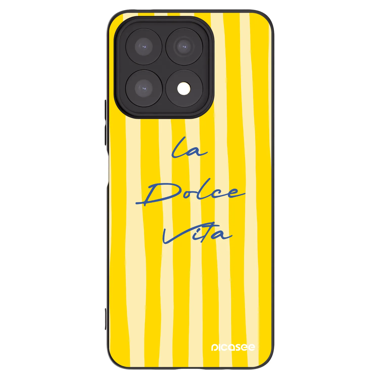Picasee fekete szilikon tok az alábbi mobiltelefonokra Honor X8a - Ladolcevita