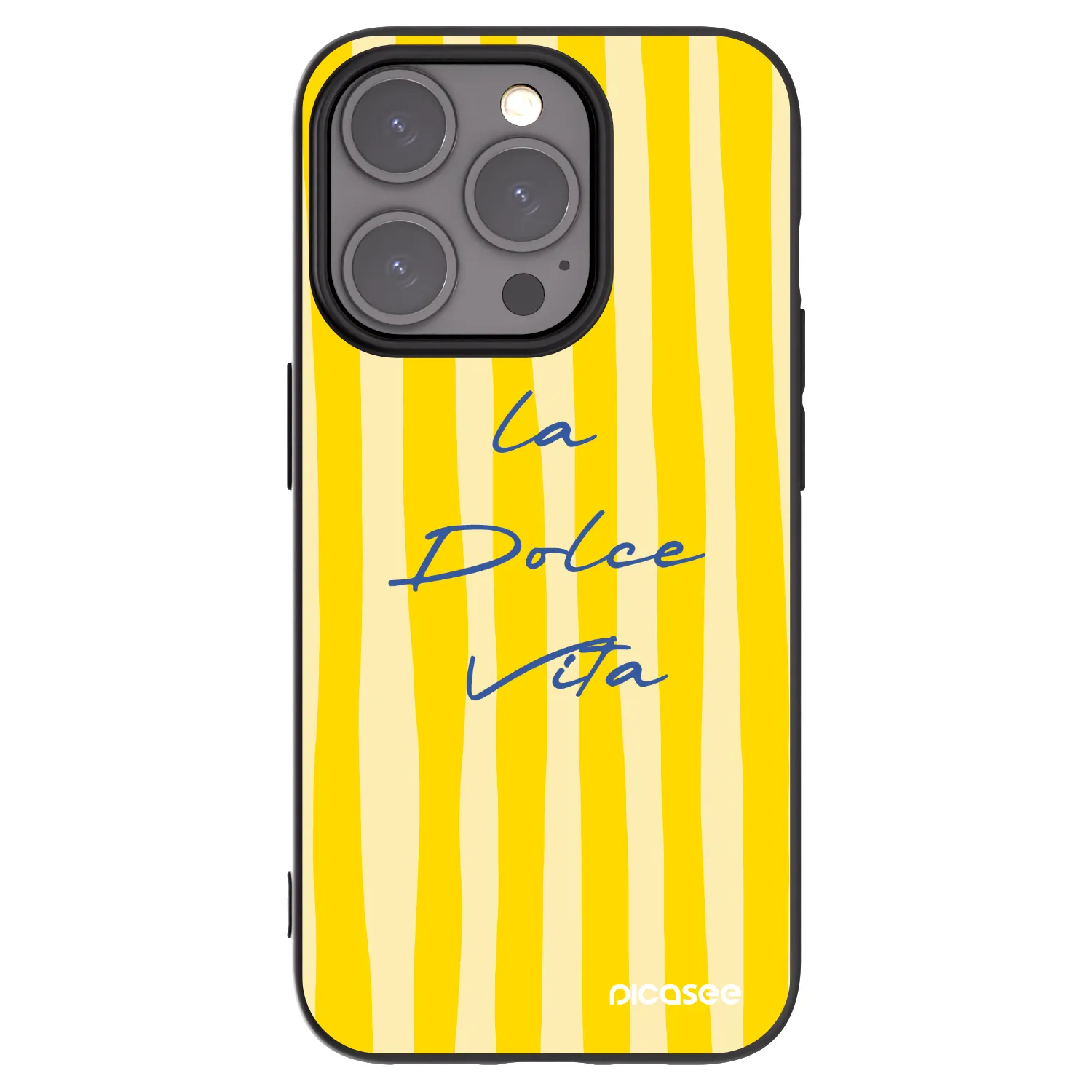 Picasee fekete szilikon tok az alábbi mobiltelefonokra Apple iPhone 15 Pro - Ladolcevita