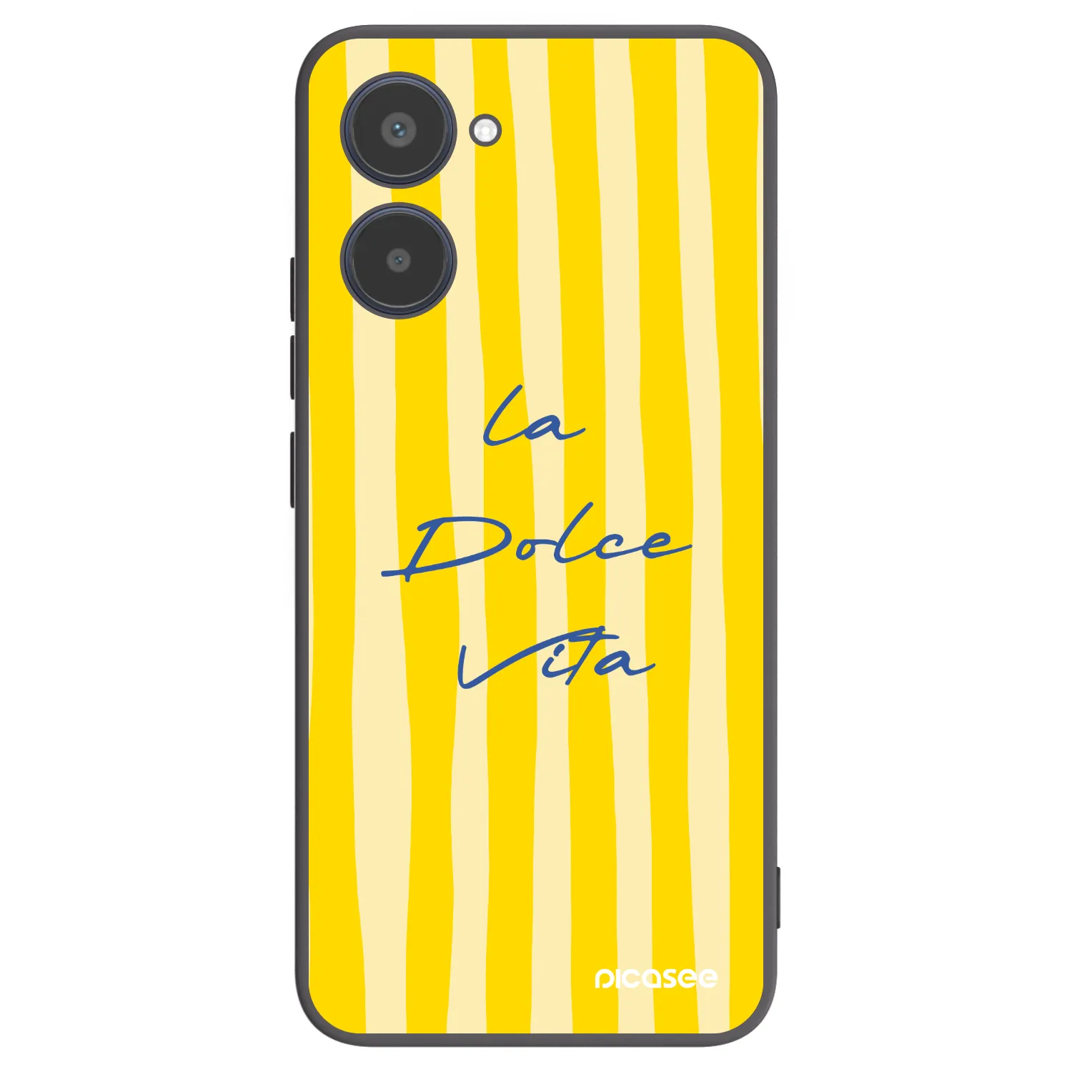 Picasee fekete szilikon tok az alábbi mobiltelefonokra Realme 10 4G - Ladolcevita