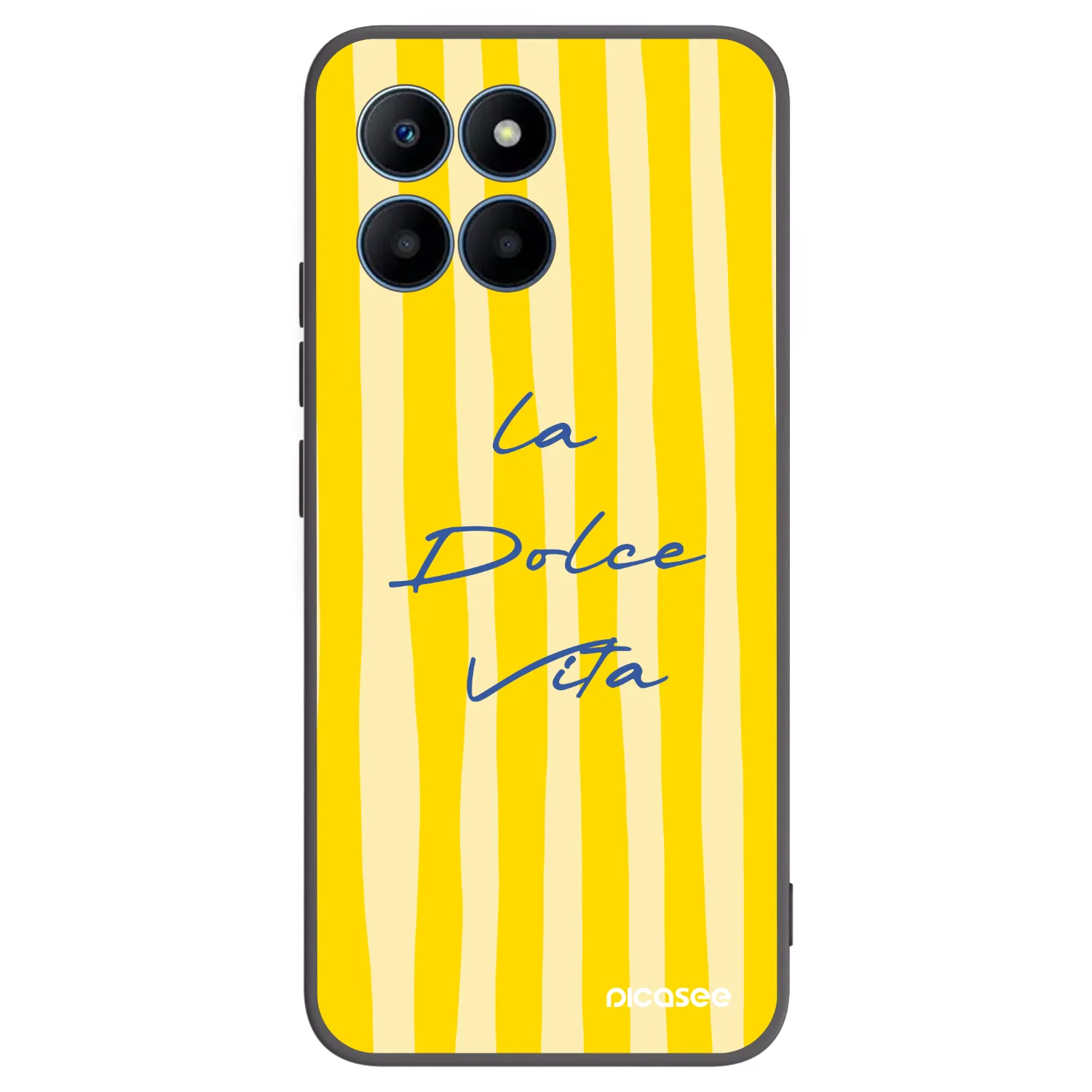 Picasee fekete szilikon tok az alábbi mobiltelefonokra Honor 70 Lite - Ladolcevita